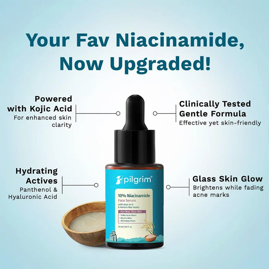 Niacinamide Face Serum With Kojic Acid & Korean Rice Water