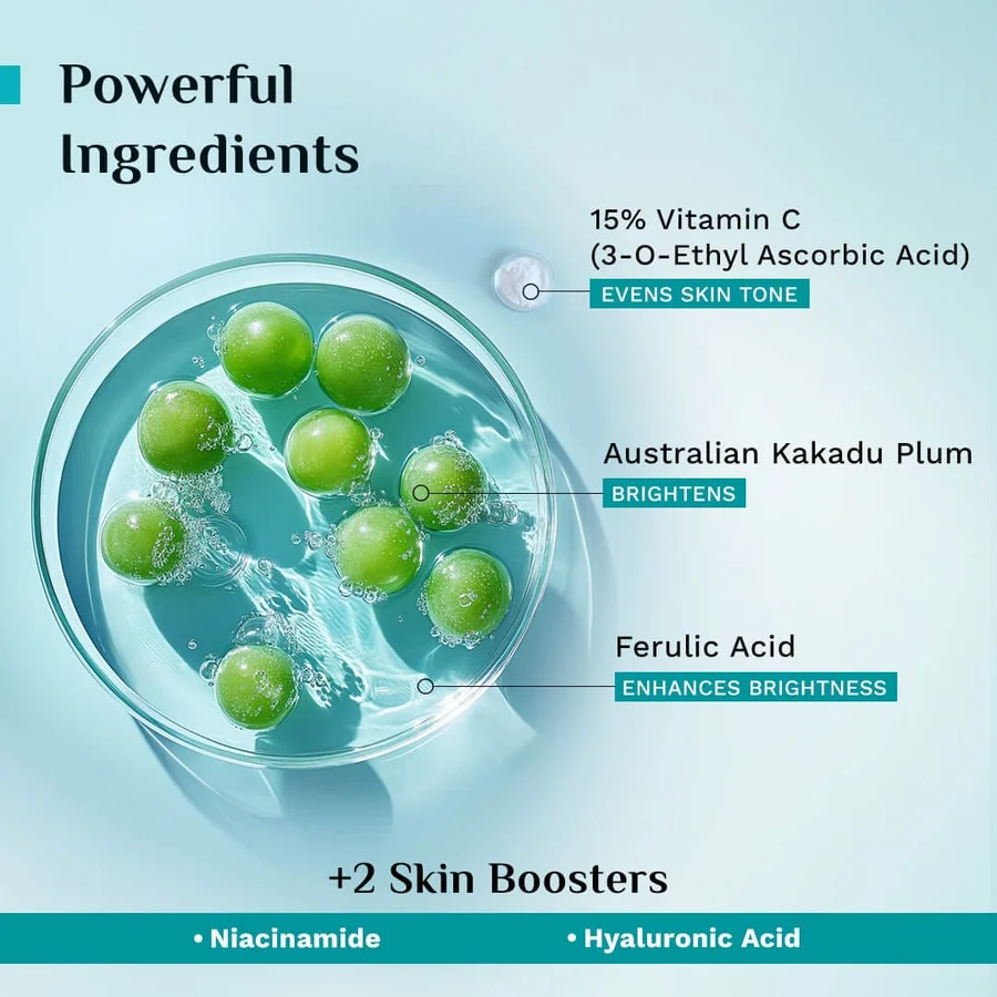 15% Vitamin C Face Serum For Advanced Brightness